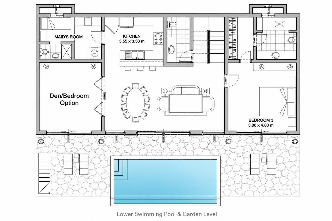 Villa de 5 Habitaciones con Vista al Mar en Puerto Bahia, Samaná — Foto 13