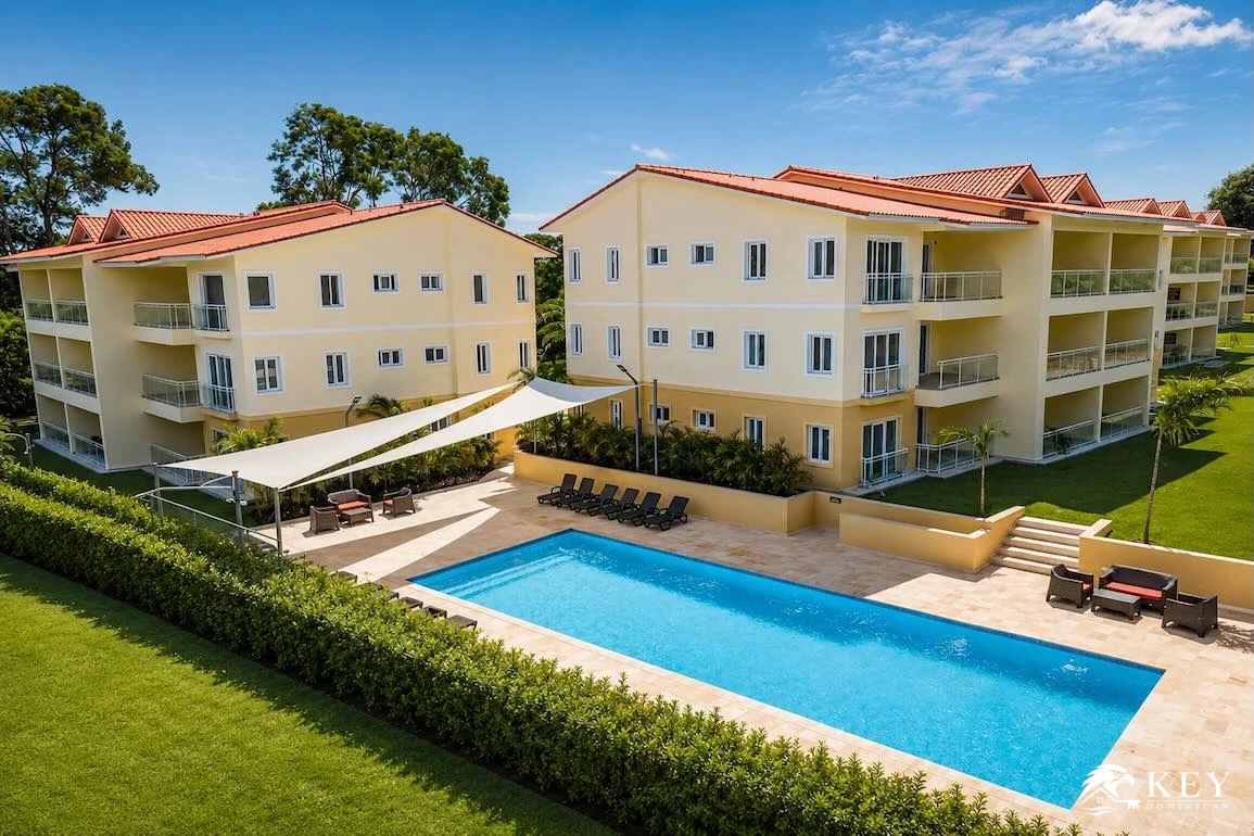 Modern Ground-Floor 2-Bedroom Condo for Sale in Sosua — Pool