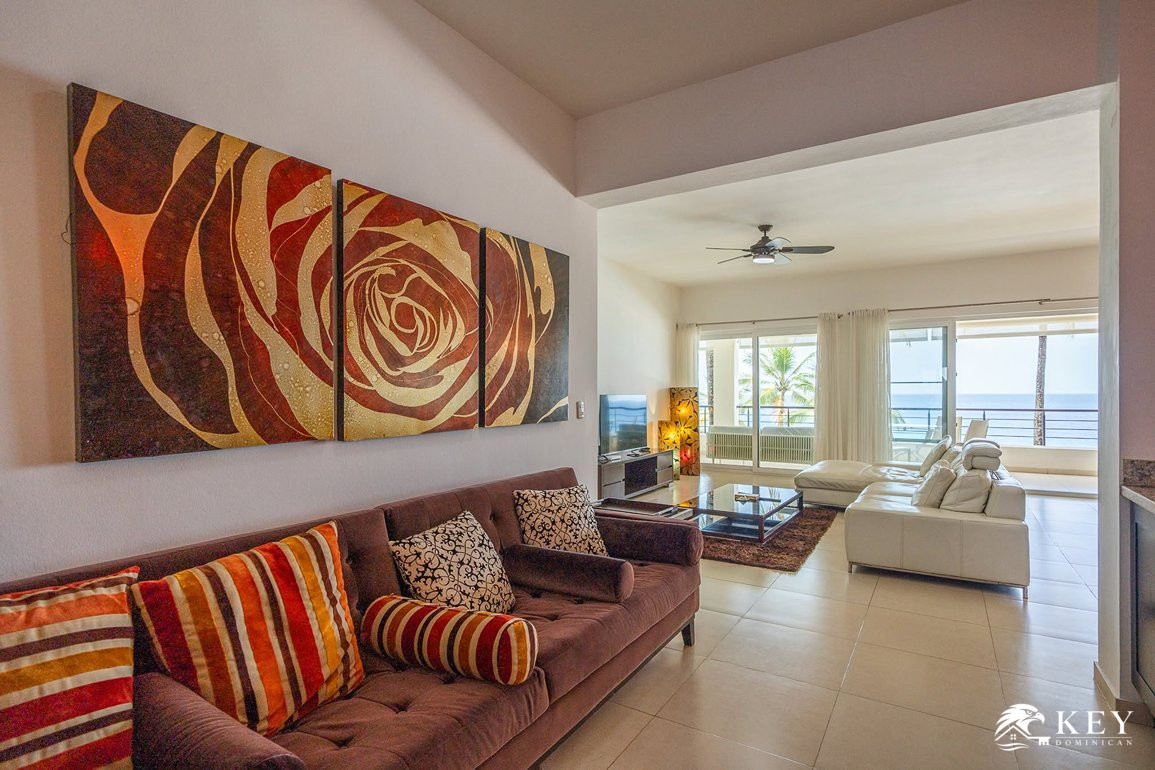 Apartamento de 3 Habitaciones Frente al Mar en Infiniti Blu, Sosúa — Foto 1