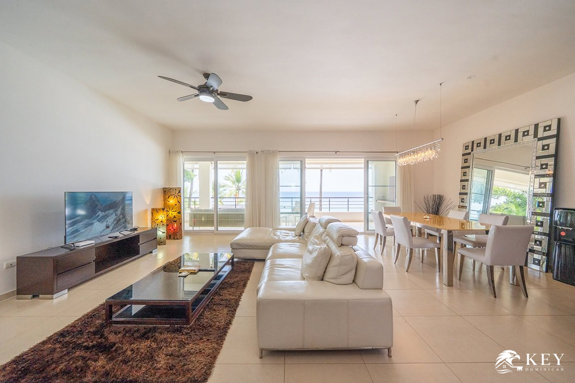 Apartamento de 3 Habitaciones Frente al Mar en Infiniti Blu, Sosúa — Foto 5