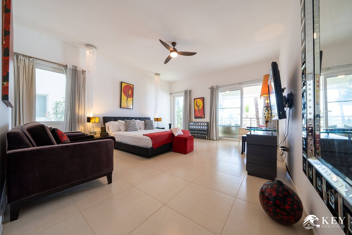 Apartamento de 3 Habitaciones Frente al Mar en Infiniti Blu, Sosúa — Foto 6