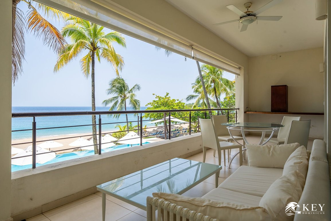 Apartamento de 3 Habitaciones Frente al Mar en Infiniti Blu, Sosúa — Vista