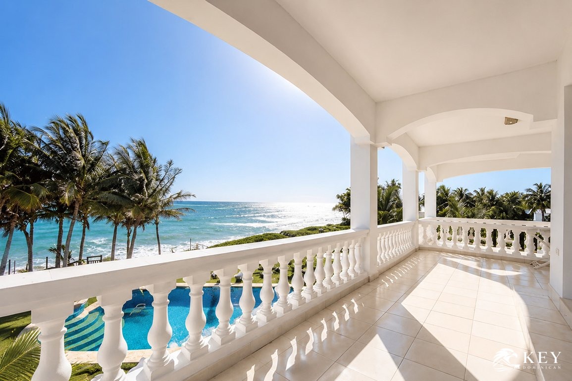 Villa de 11 Habitaciones Frente al Mar en Cabarete — Vista