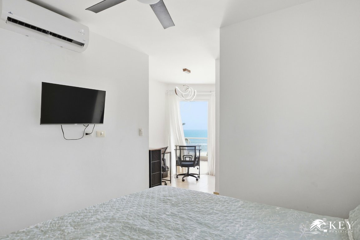 Penthouse de 2 Habitaciones Frente al Mar en Cristamar, Cabarete East — Foto 9