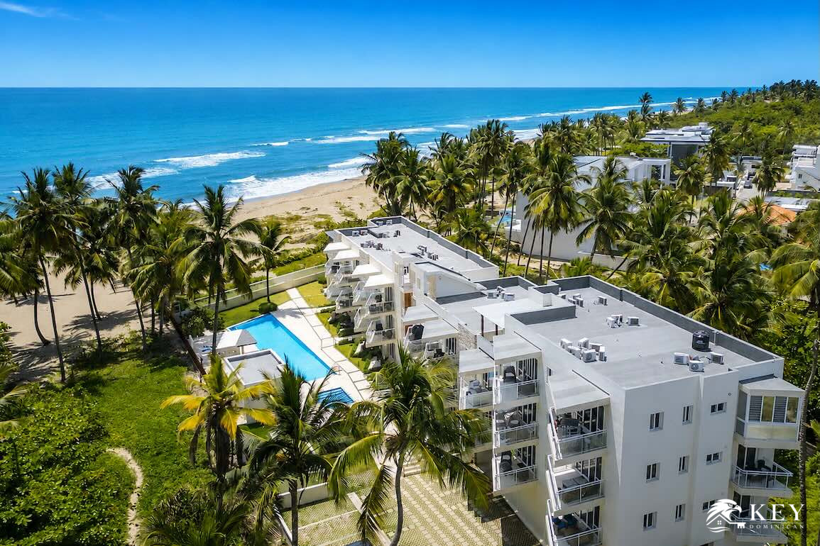 Penthouse de 2 Habitaciones Frente al Mar en Cristamar, Cabarete East — Vista