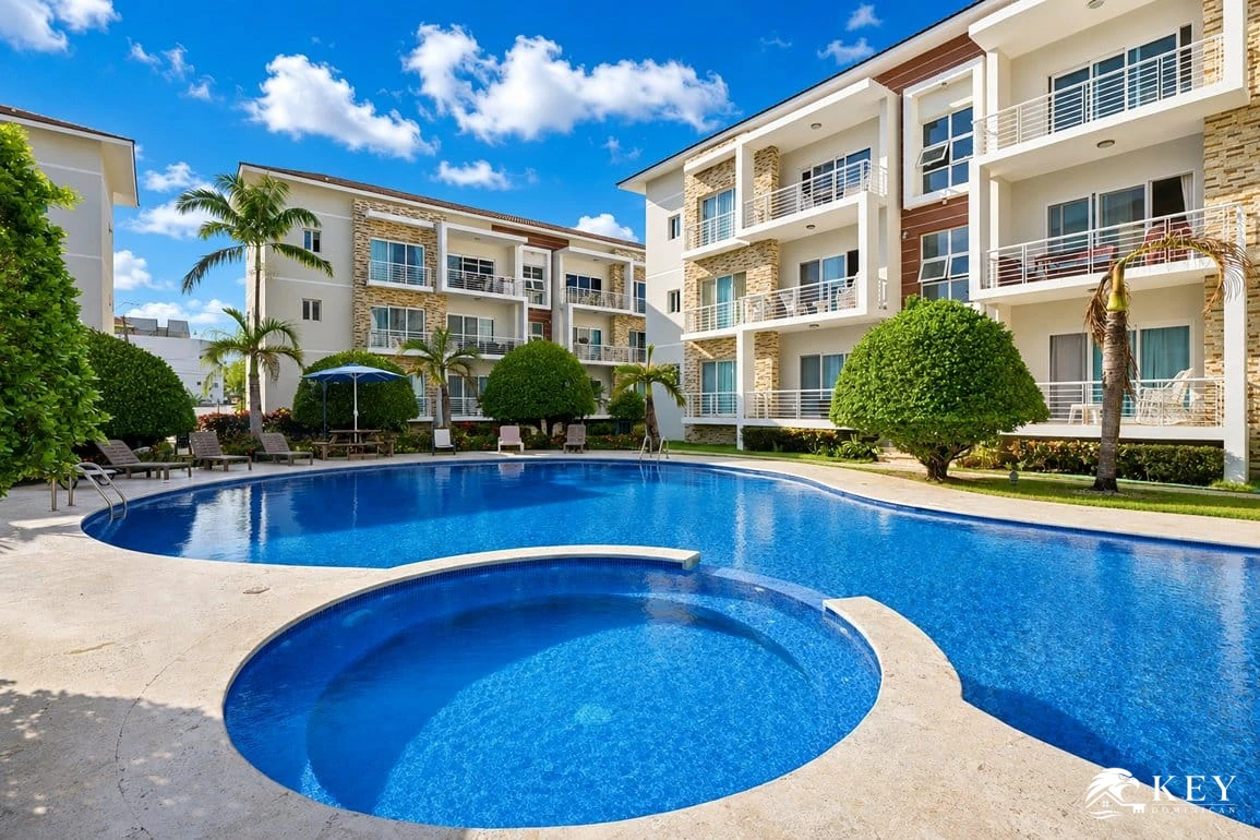 2-Bedroom Penthouse for Sale in Blue Garden, Sosua — Pool