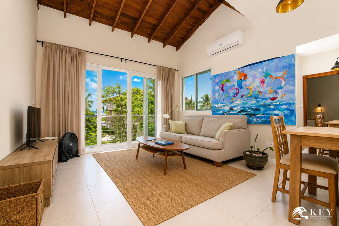 Condo Frente al Mar de 1 Habitación en Kite Beach, Cabarete — Foto 3