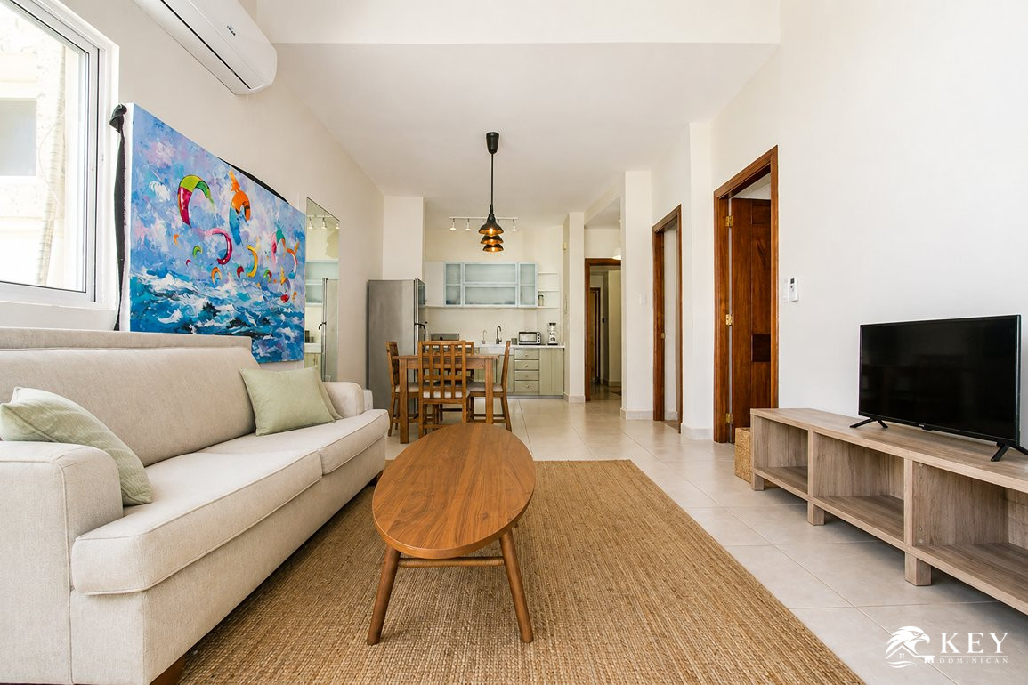 Condo Frente al Mar de 1 Habitación en Kite Beach, Cabarete — Foto 4
