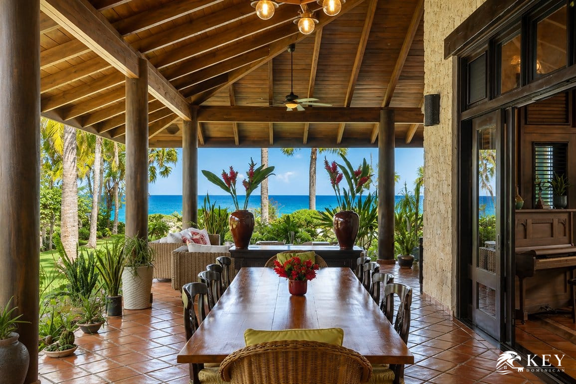 Villa Frente al Mar de 5 Habitaciones en Cabarete — Foto 3