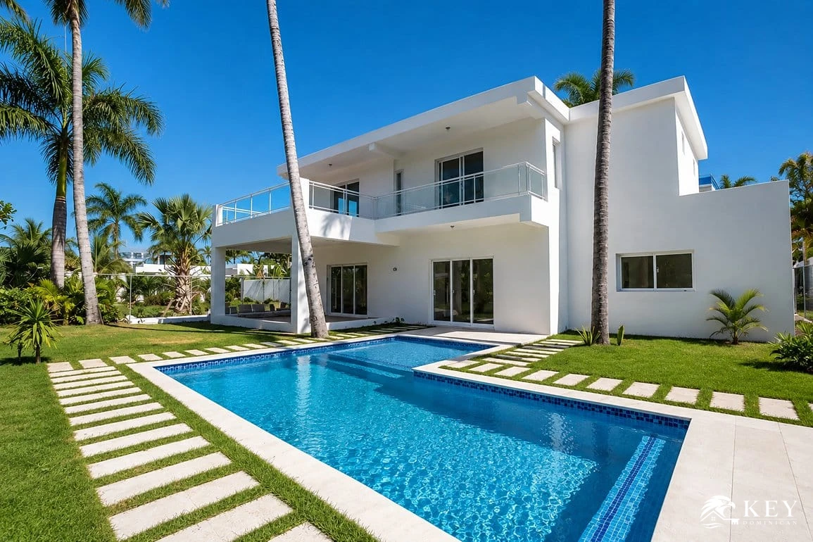 Villa de 3 Habitaciones en Venta en Kite Beach, Cabarete — Piscina