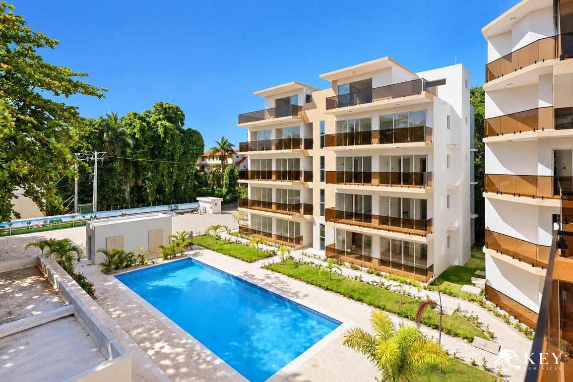 Apartamento Nuevo de 1 Habitación en Venta en Cabarete Centro — Foto 1