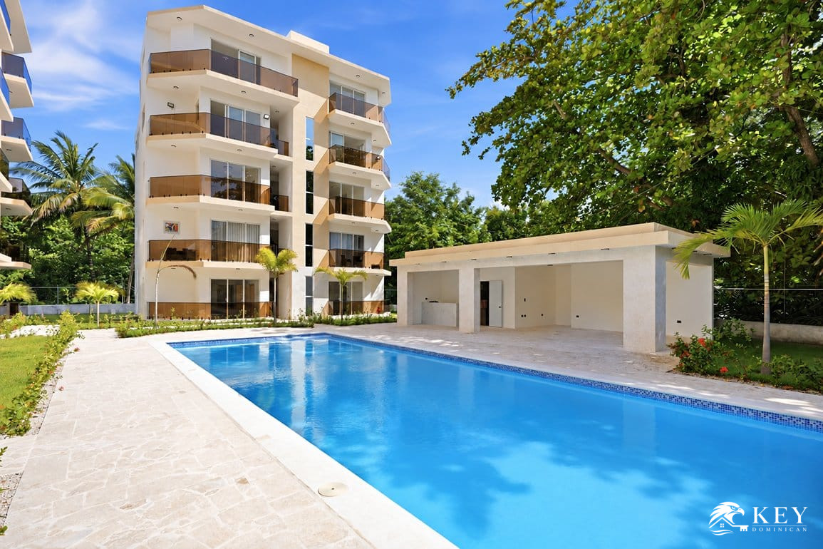 Apartamento Nuevo de 1 Habitación en Venta en Cabarete Centro — Foto 9