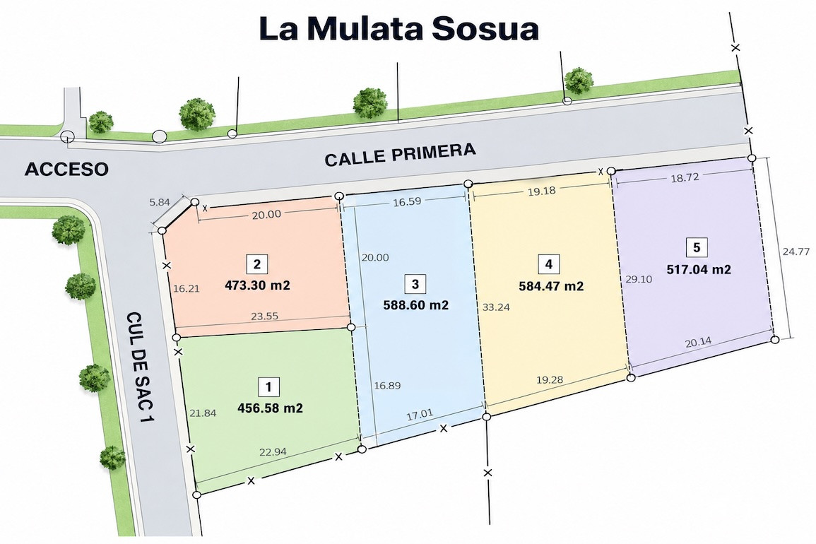 Solares en Venta en Las Aromas Residences II, La Mulata, Sosúa — Foto 1