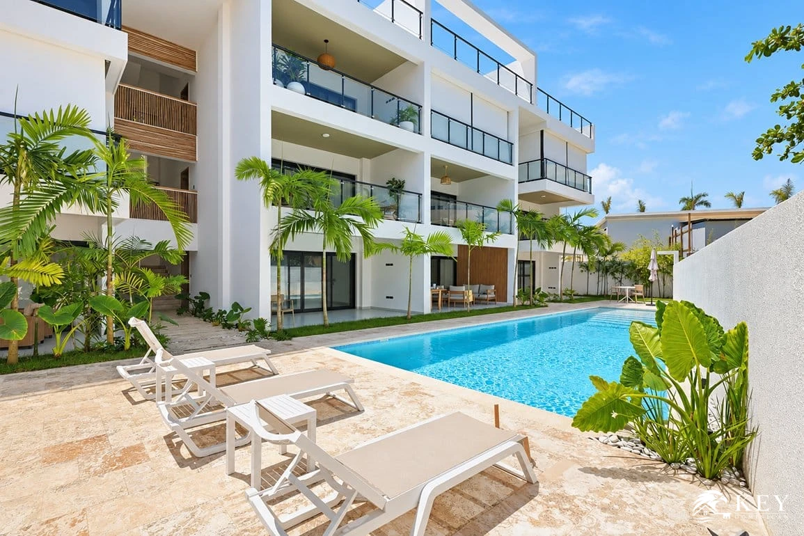 Penthouse de 1 Dormitorio en Venta en Playa Encuentro, Cabarete — Piscina