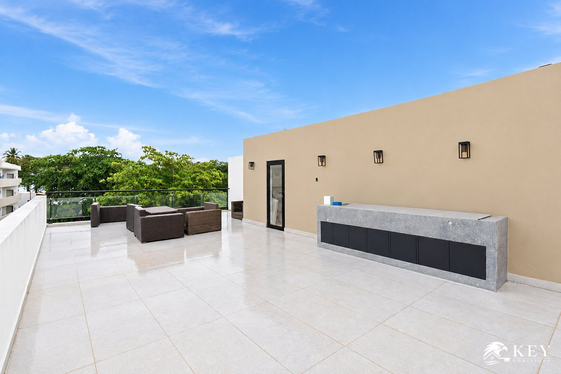 Penthouse de 1 Dormitorio en Venta en Playa Encuentro, Cabarete — Foto 7