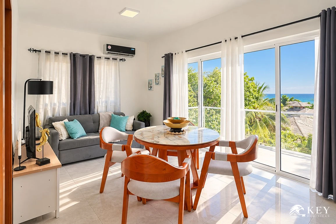 Ocean View 1-Bedroom Condo for Sale in Playa Laguna, Sosúa — Master Bedroom