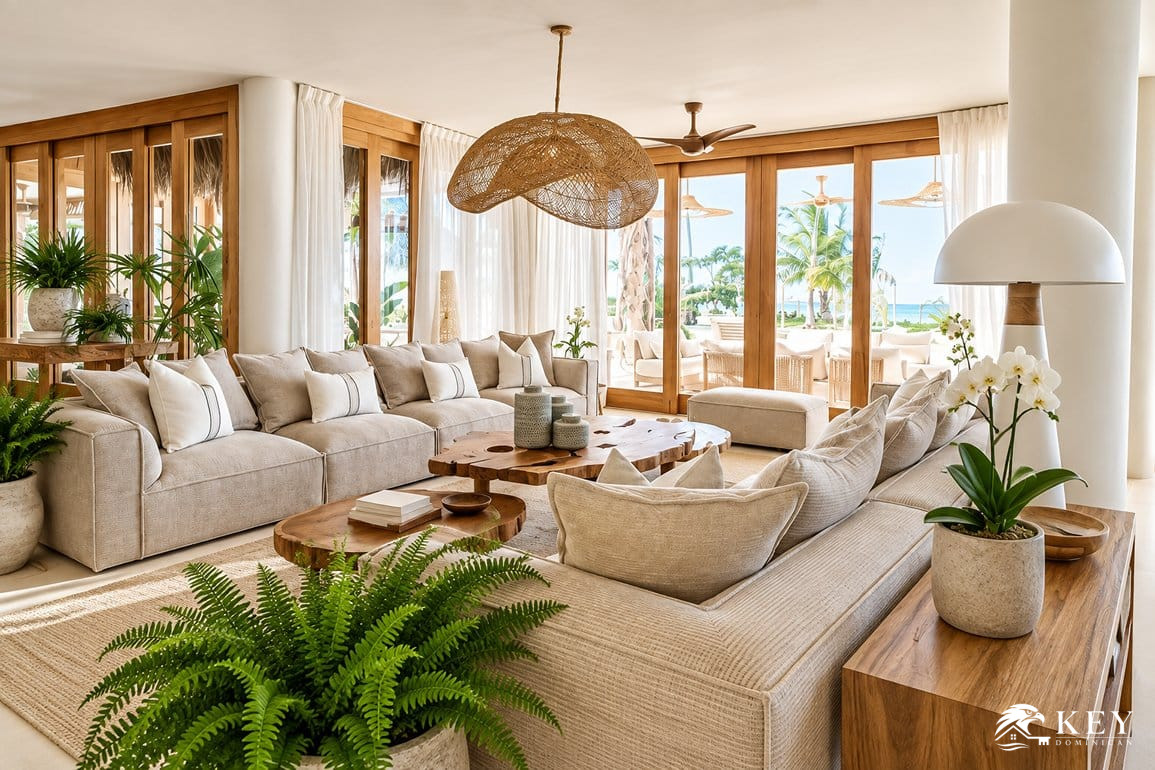 Villa Frente al Mar de 9 Dormitorios en Punta Bonita, Las Terrenas — Foto 1