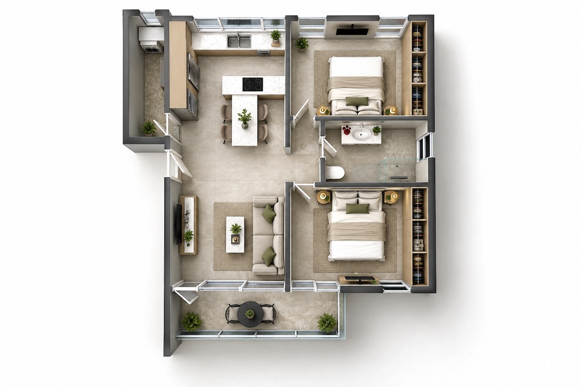 2-Bedroom Apartments for Sale in Playa Chiquita, Sosúa — Photo 2