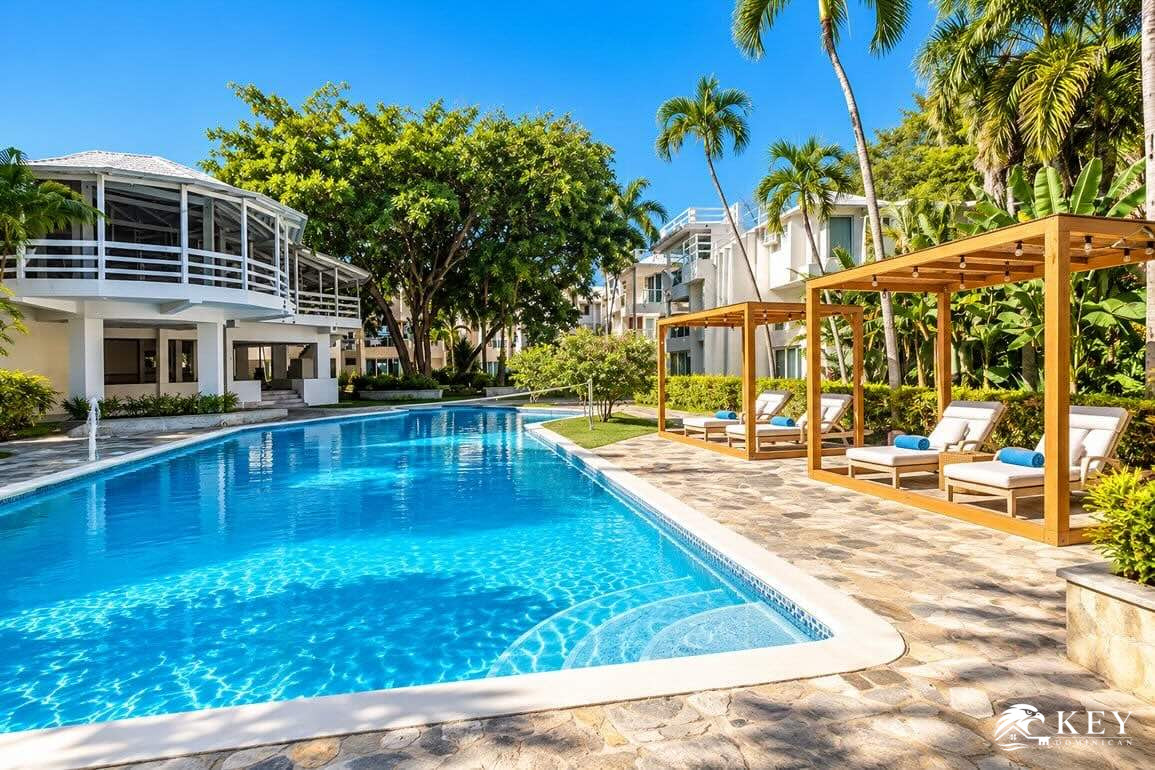 Fully Furnished Studio for Sale in Central Cabarete — Pool