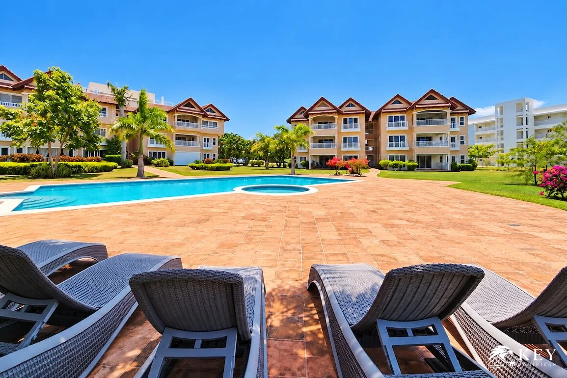 Apartamento de 2 Habitaciones con Vista al Mar en Sosúa Ocean Village — Foto 10
