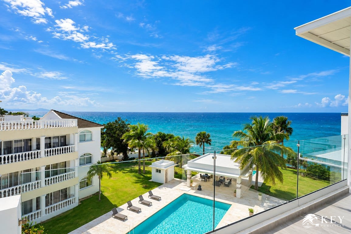 Oceanfront 3-Bedroom Condo for Sale in Escondido Bay, Sosúa — View