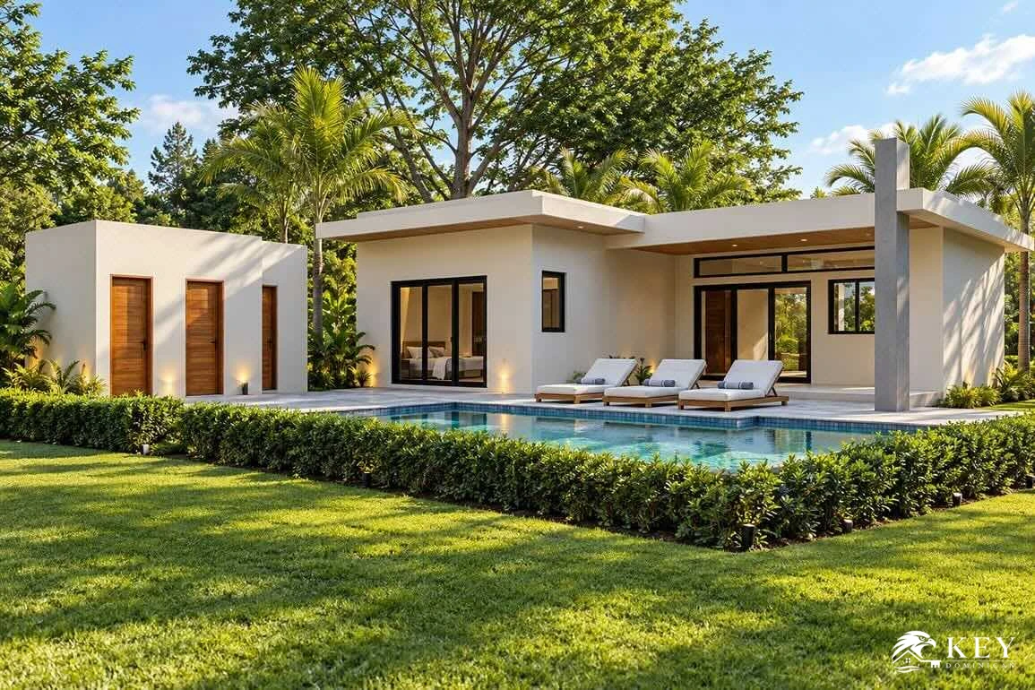New Villas for Sale Near Kite Beach, Cabarete — Pool