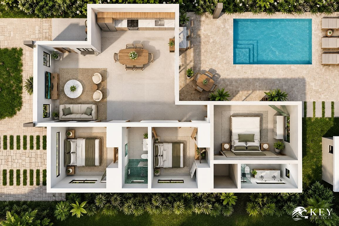 3-Bedroom Villa for Sale in Kite Beach, Cabarete — Photo 11
