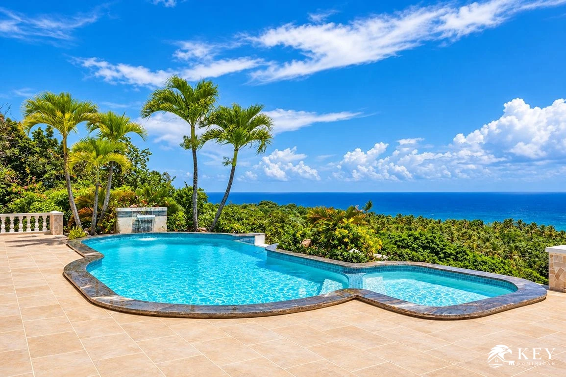 Luxury Ocean View Villa for Sale in Cabrera, Dominican Republic — View