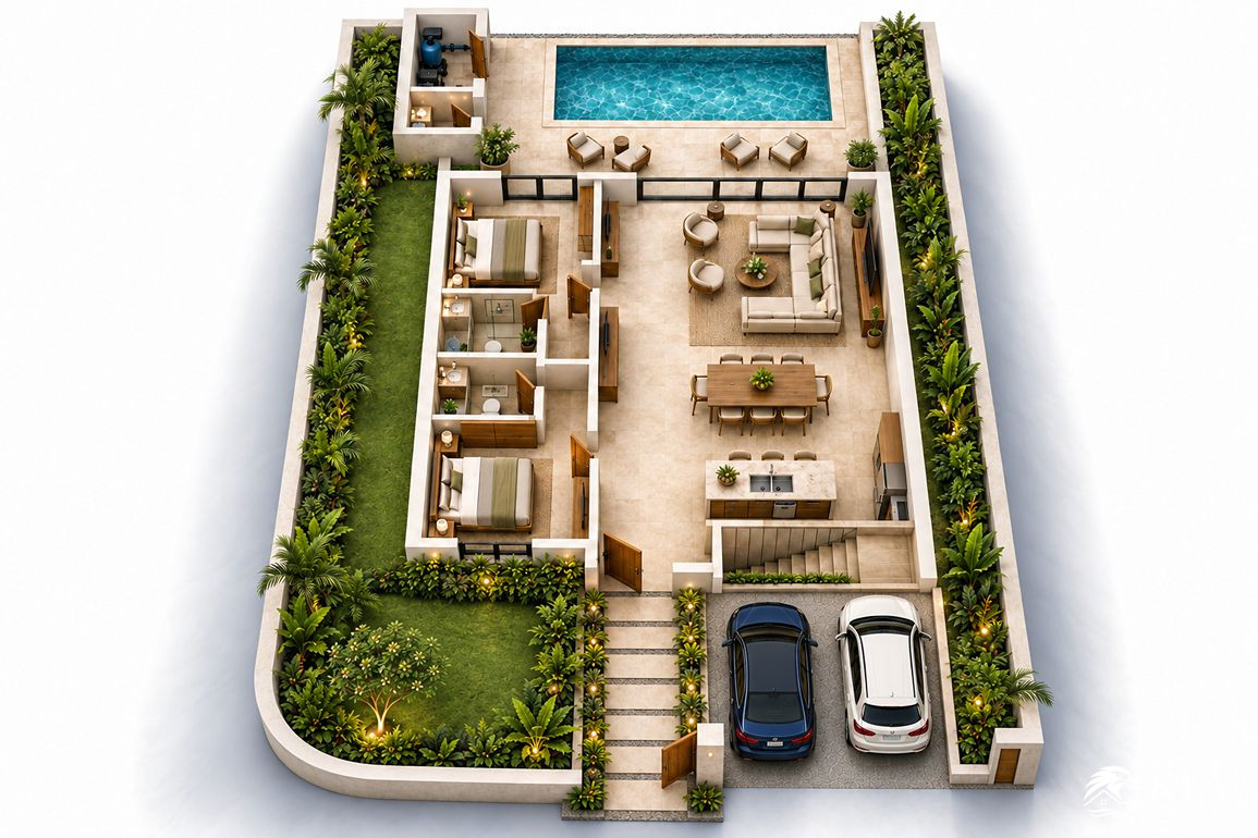 Villa de 2 Habitaciones en Venta en Kite Beach, Cabarete — Foto 6