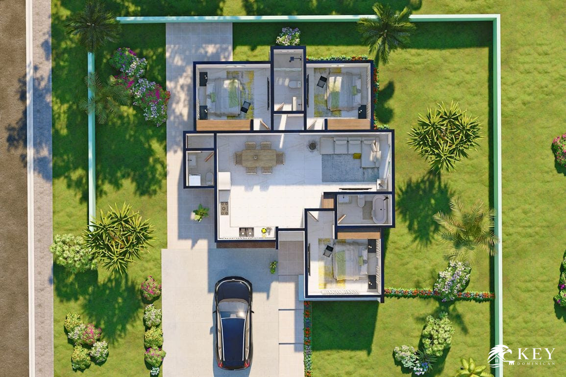 Villas en Preconstrucción en Cabarete – Rancho Tania — Foto 14