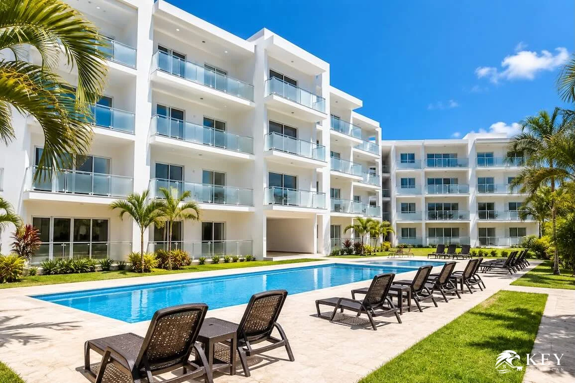 1-Bedroom Apartment for Sale in Laguna City, Sosua — Pool