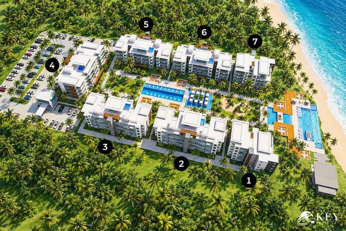 2-Bedroom Apartments for Sale in Stella Ocean Residences, Puerto Plata — Photo 7