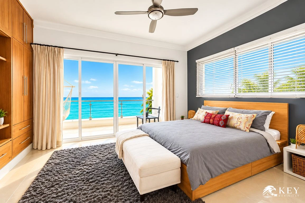 Apartamento de 2 Habitaciones Frente al Mar en Cabarete — Foto 1