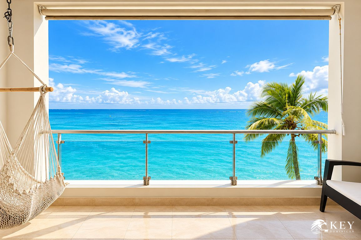 Apartamento de 2 Habitaciones Frente al Mar en Cabarete — Foto 5