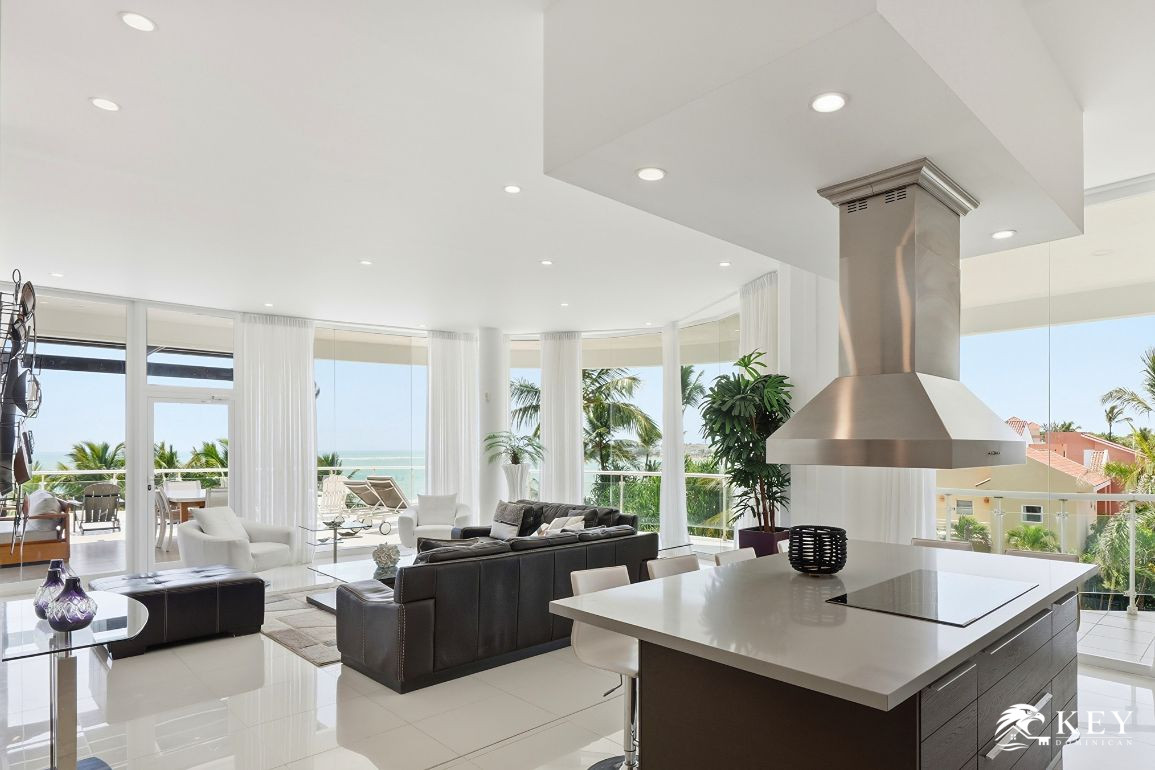 Penthouse de 3 Habitaciones Frente al Mar en Cabarete — Foto 4