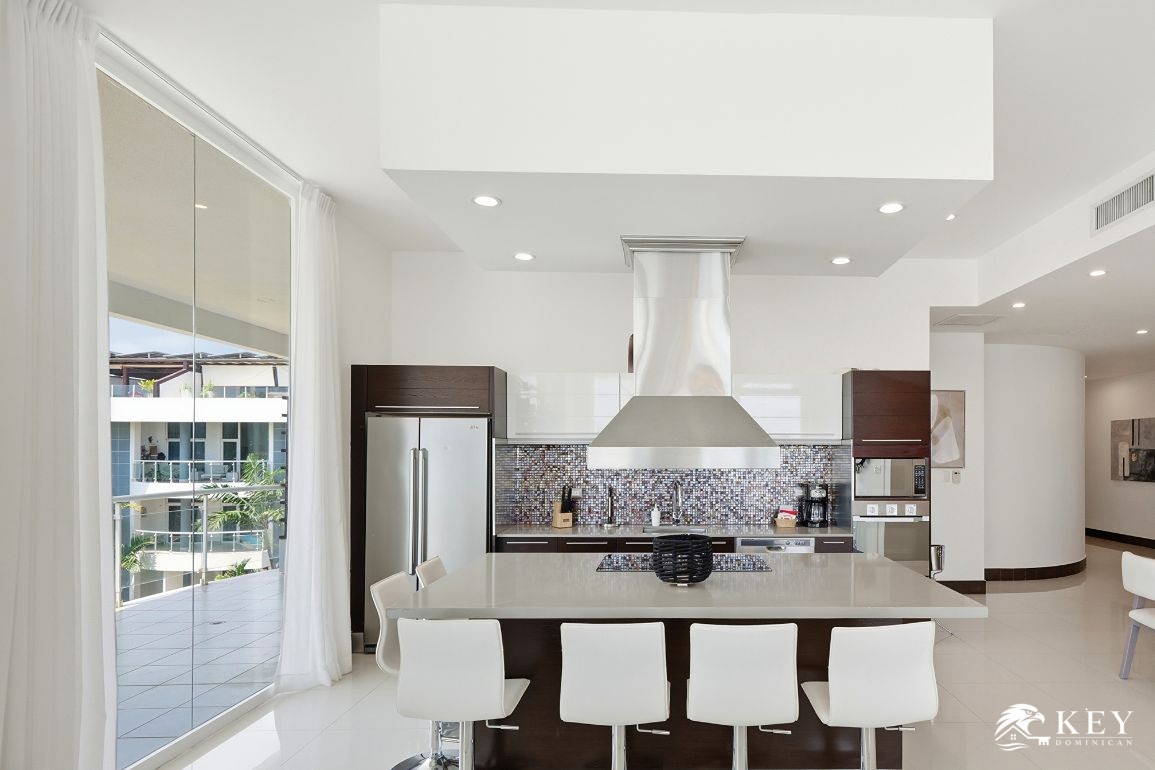 Penthouse de 3 Habitaciones Frente al Mar en Cabarete — Foto 5