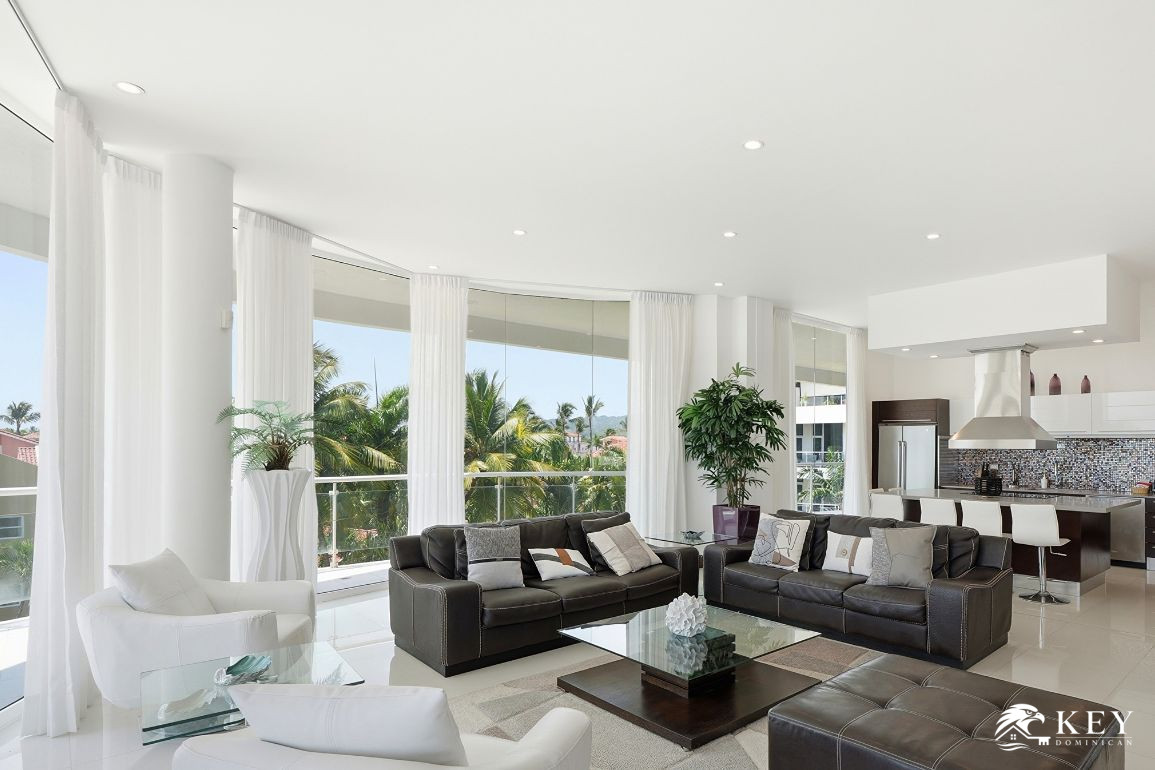 Penthouse de 3 Habitaciones Frente al Mar en Cabarete — Foto 9