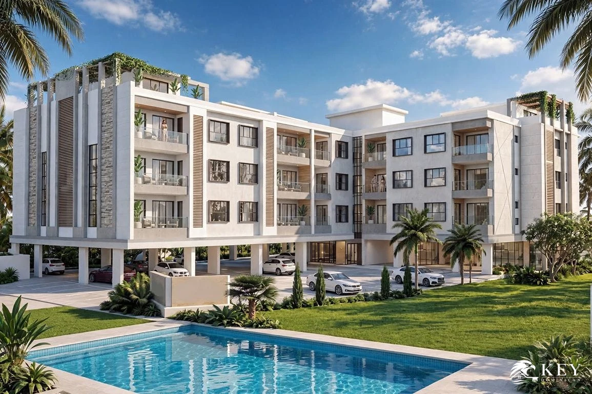 Apartments for Sale in VENTO Cap Cana, Ciudad Las Canas — Pool