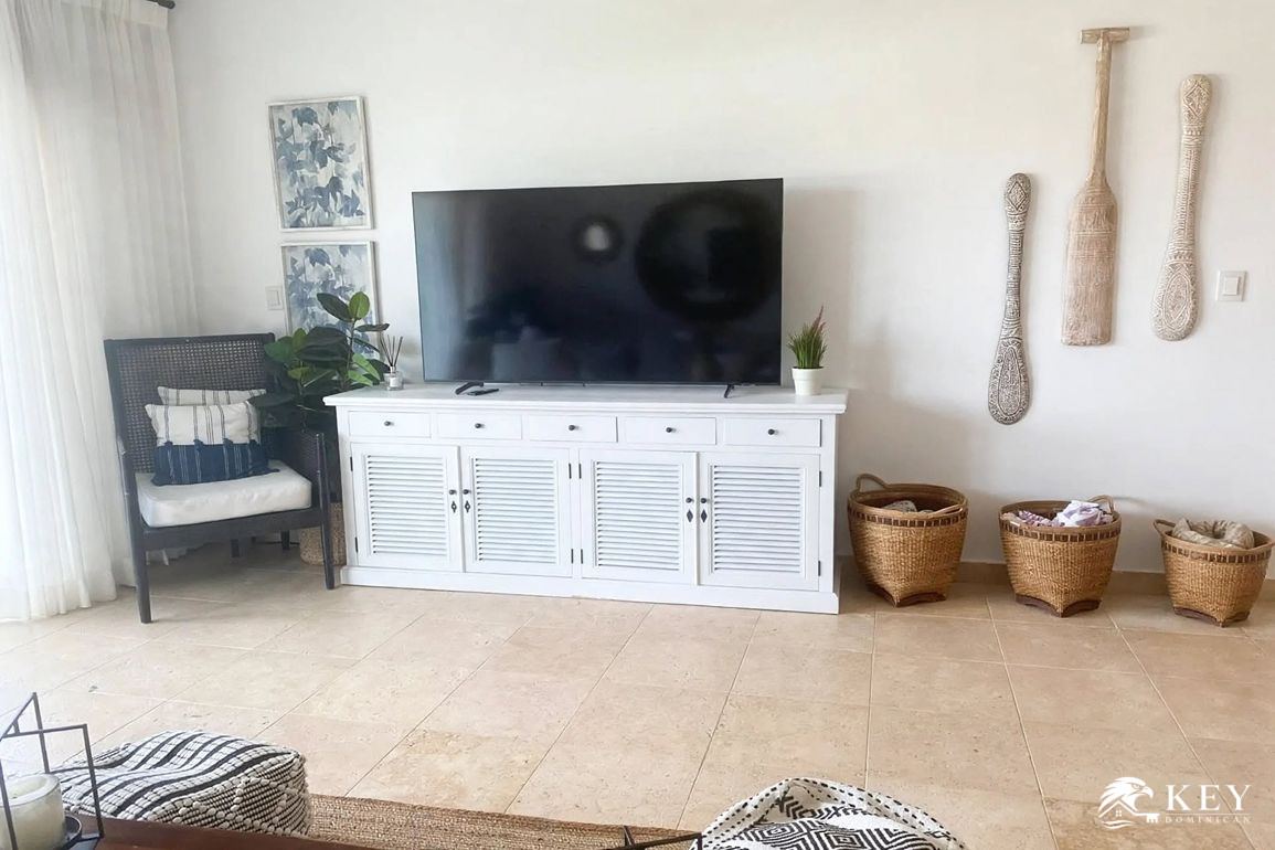 Apartamento de 2 Habitaciones Frente al Mar en Punta Palmera, Cap Cana — Foto 1