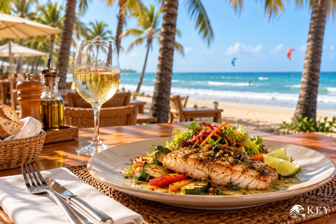Restaurante Frente al Mar en Venta en Cabarete — Vista