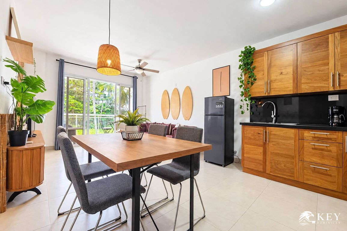 Apartamento de 1 Habitación Frente al Mar en Cabarete East — Foto 6