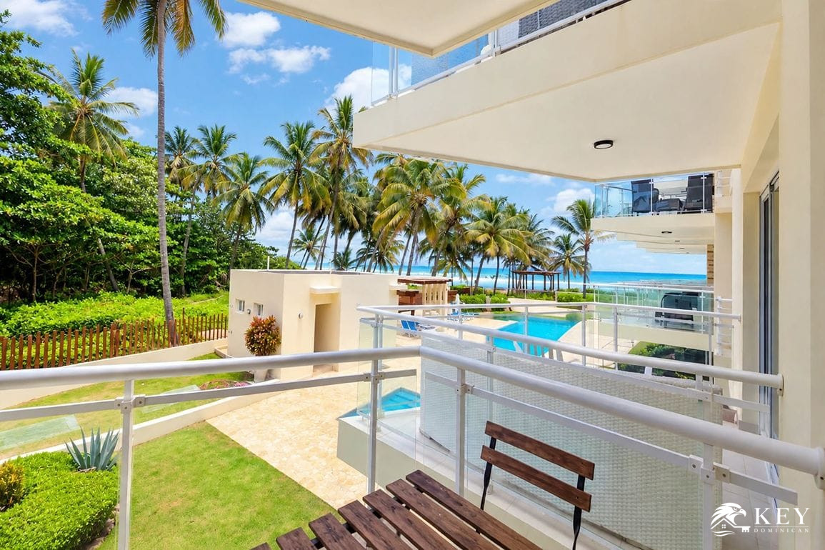 Apartamento de 1 Habitación Frente al Mar en Cabarete East — Foto 10