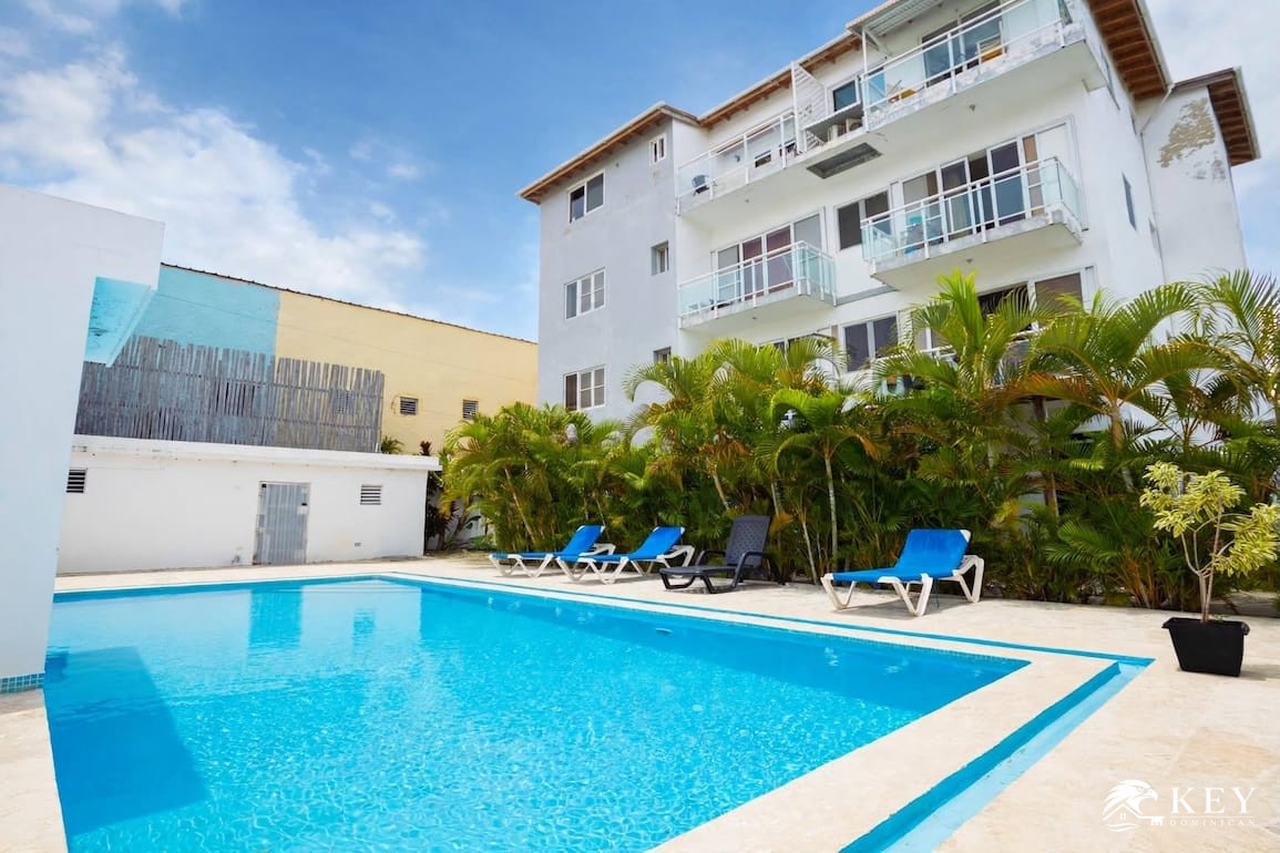 Apartamento de 1 Habitación en Venta en el Centro de Sosúa — Foto 4
