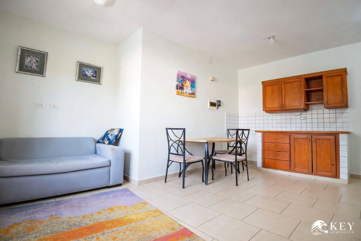 Apartamento de 1 Habitación en Venta en el Centro de Sosúa — Foto 6